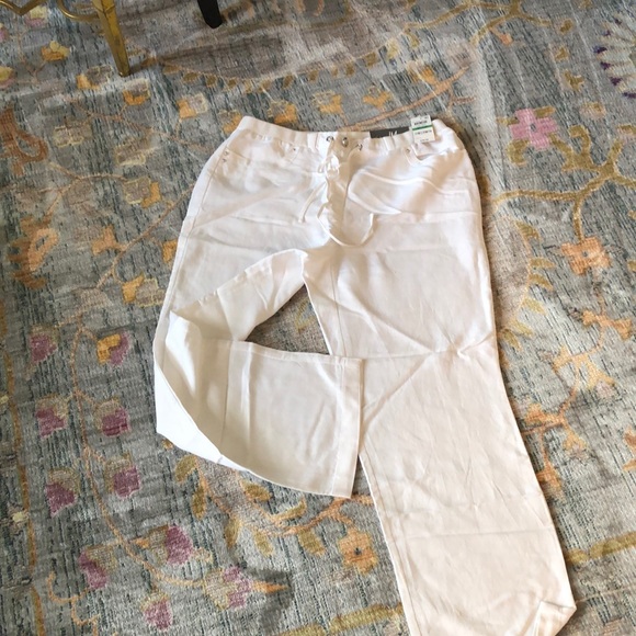 White Linen Pant - Picture 2 of 4